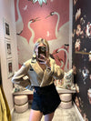 Rosette Wrap Skort