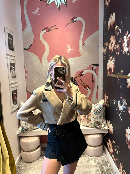Rosette Wrap Skort
