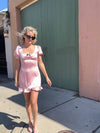 Sabrina Pink Babydoll Dress