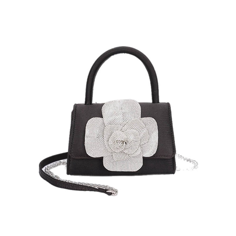 Rhinestone Flower Bag