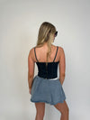 Denim Corset Top