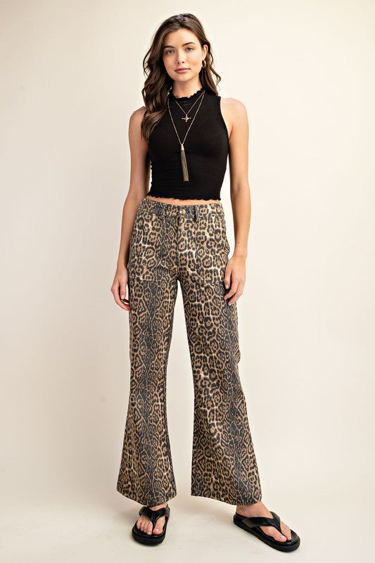 Charlie Leopard Trousers