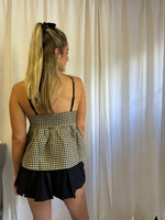 Houndstooth Bow Top