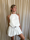 Blakely White Bubble Mini Dress