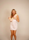 Moonshine Pink Rhinestone Dress