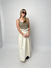 Derby Day Ivory Maxi Skirt