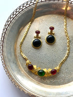 Victoria Round Drop Earrings