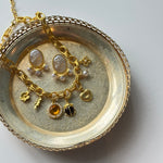 Amber Charm Necklace