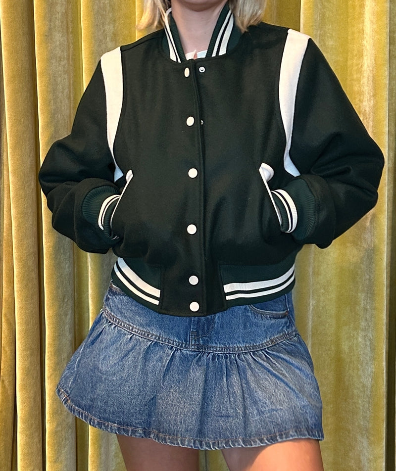 Royal Flush Varsity Jacket