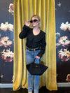 Black Collared Blouse