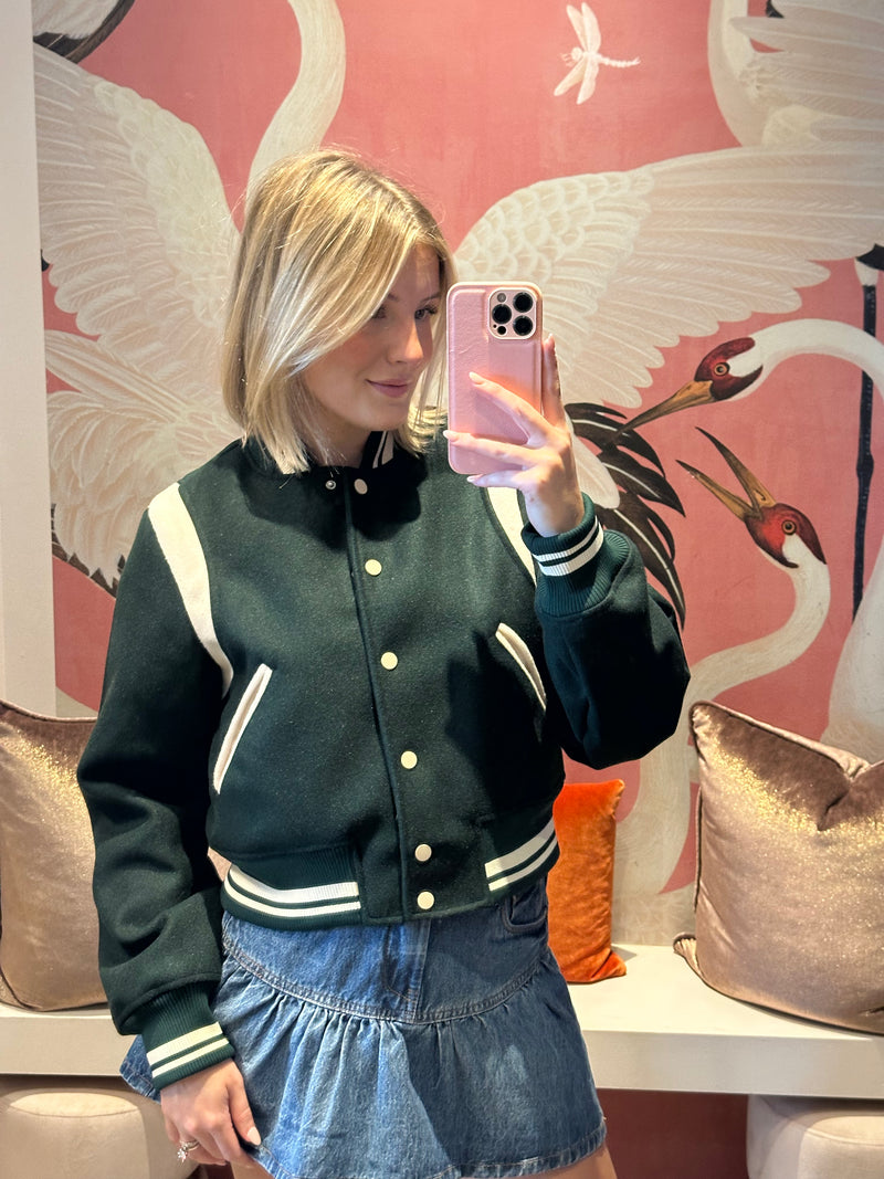 Royal Flush Varsity Jacket