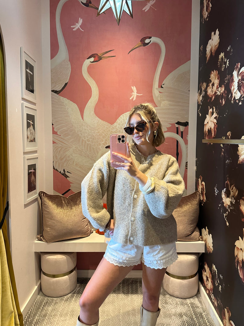 Elizabeth Balloon Sleeve Cardigan