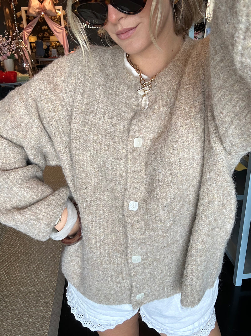 Elizabeth Balloon Sleeve Cardigan