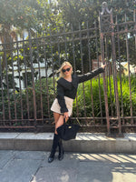 Khaki Ruffle Hem Mini Skirt