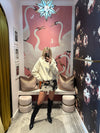 Cream Collared Fur Jacket