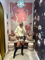 Cream Collared Fur Jacket