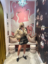 Kirsten Plaid Belted Mini Skirt