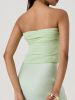 Seafoam Strapless Top & Scarf