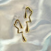 Abstract Gold Earrings