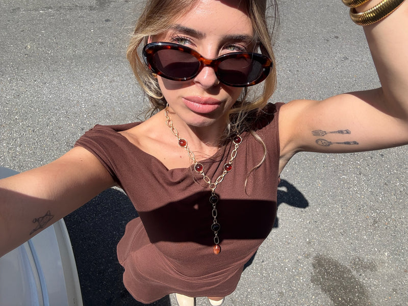 Natalia Espresso Mini Dress