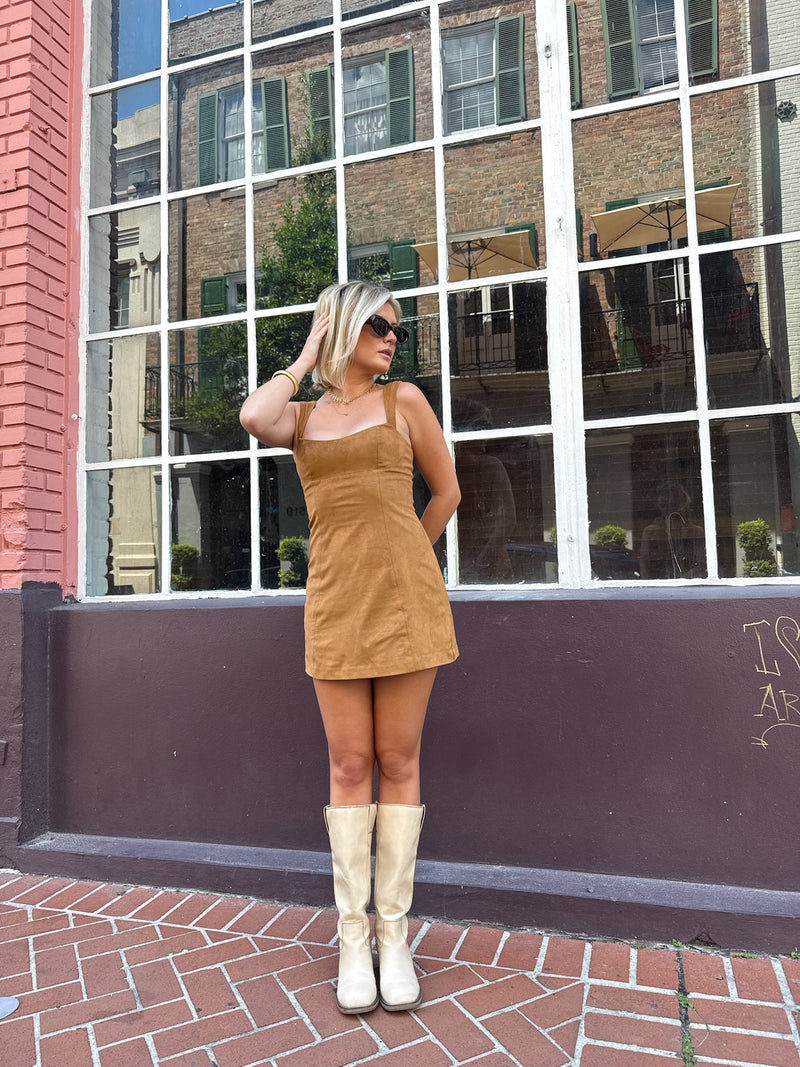 Lexi Faux Suede Mini Dress
