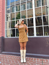 Lexi Faux Suede Mini Dress