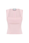 Kody Pink Square Neck Top