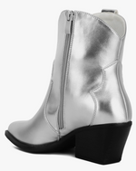 Silver Western Boots