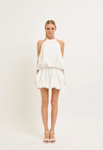 Blakely White Bubble Mini Dress