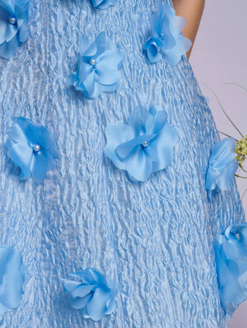 Blooming Jacquard Mini Dress