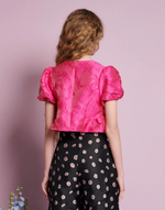 Foxglove Jacquard Top