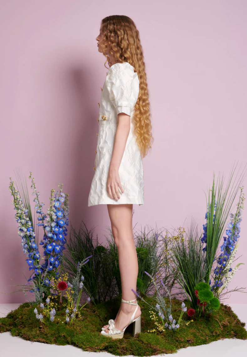 Anemone Jacquard Mini Dress