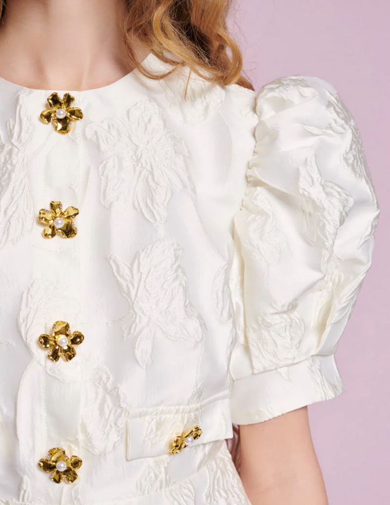 Anemone Jacquard Mini Dress