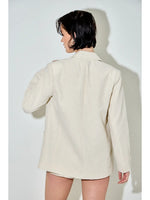Ophelia Cream & Gold Blazer