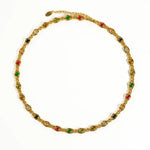 Jessica Multicolored Stone Necklace
