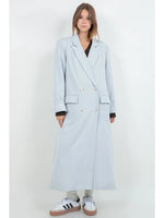 Baby Blue Long Blazer Jacket