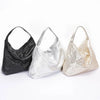 Metallic Braided Tote Purse