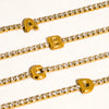 Bubble Letter Charm Bracelet