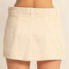 Oat Corduroy Mini Skort