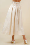 Derby Day Ivory Maxi Skirt