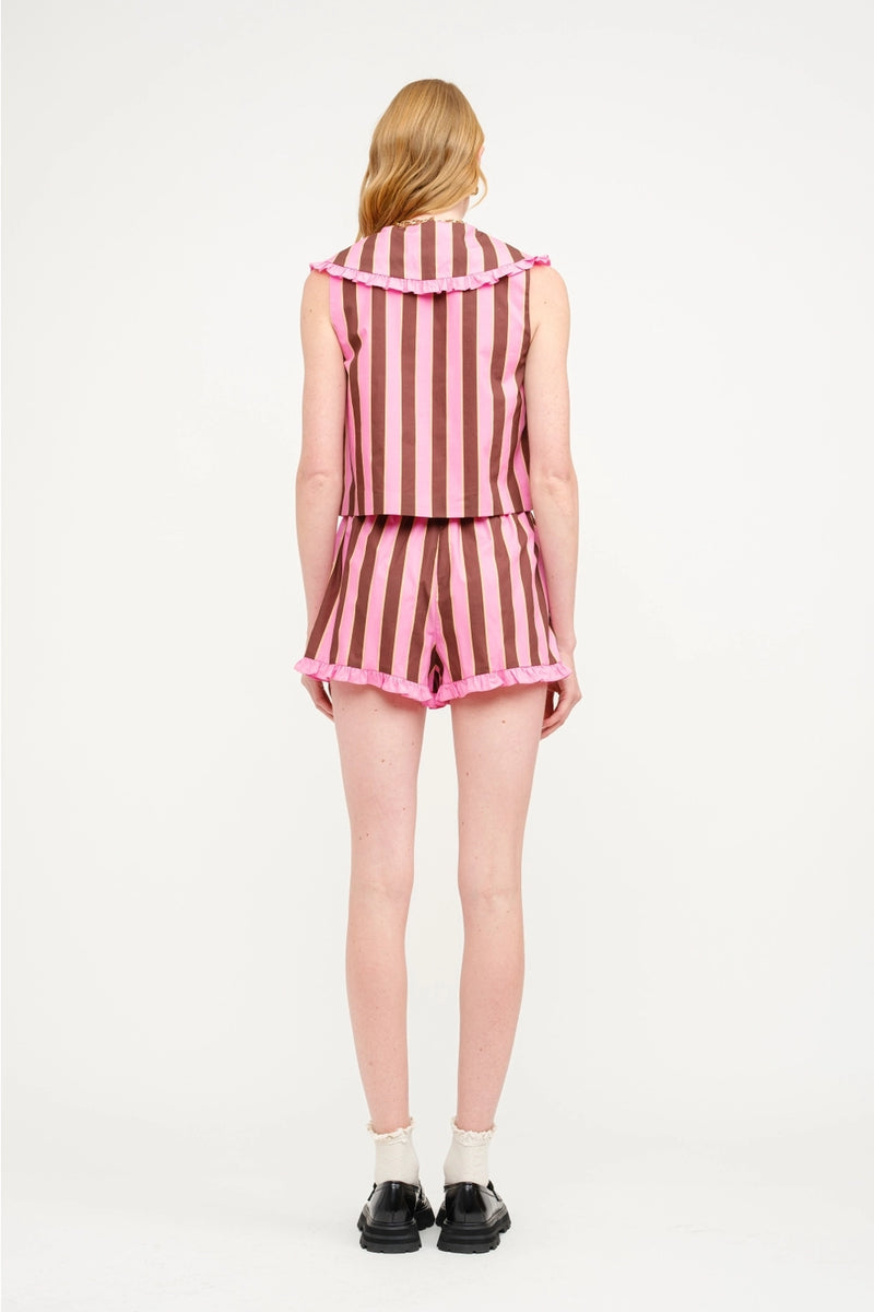 Darling Striped Short Set