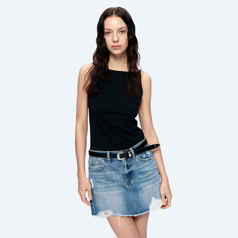 Ivy Denim Mini Skirt