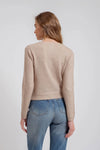 Gwen Taupe Cardigan Sweater