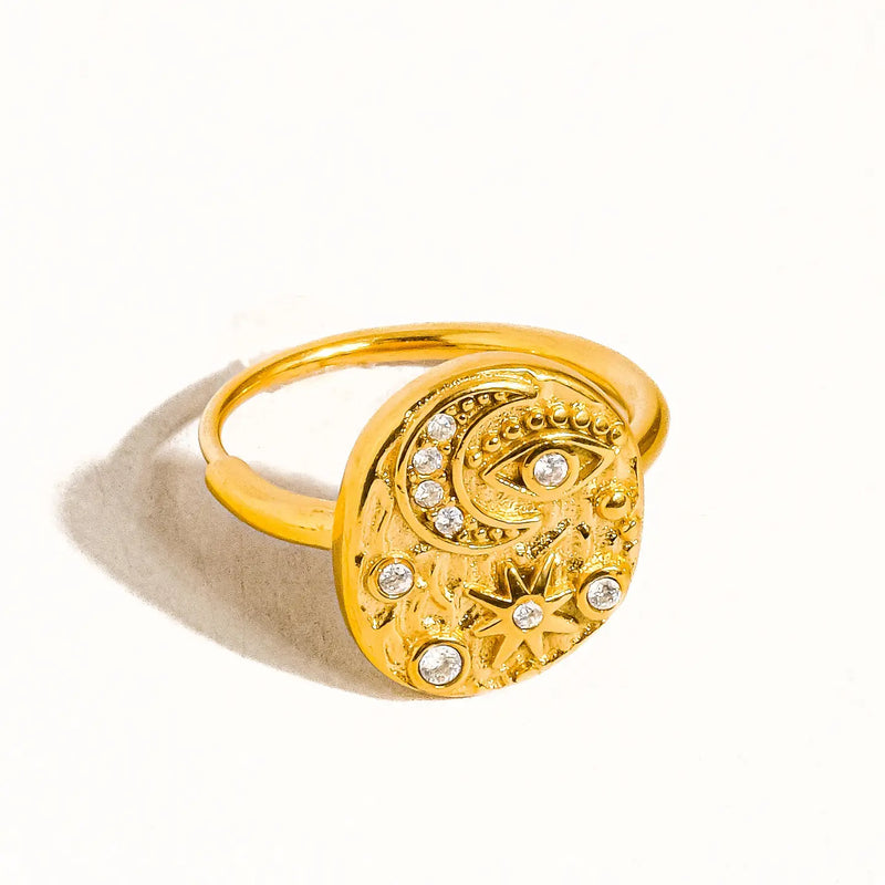 Celestial Stamp Ring