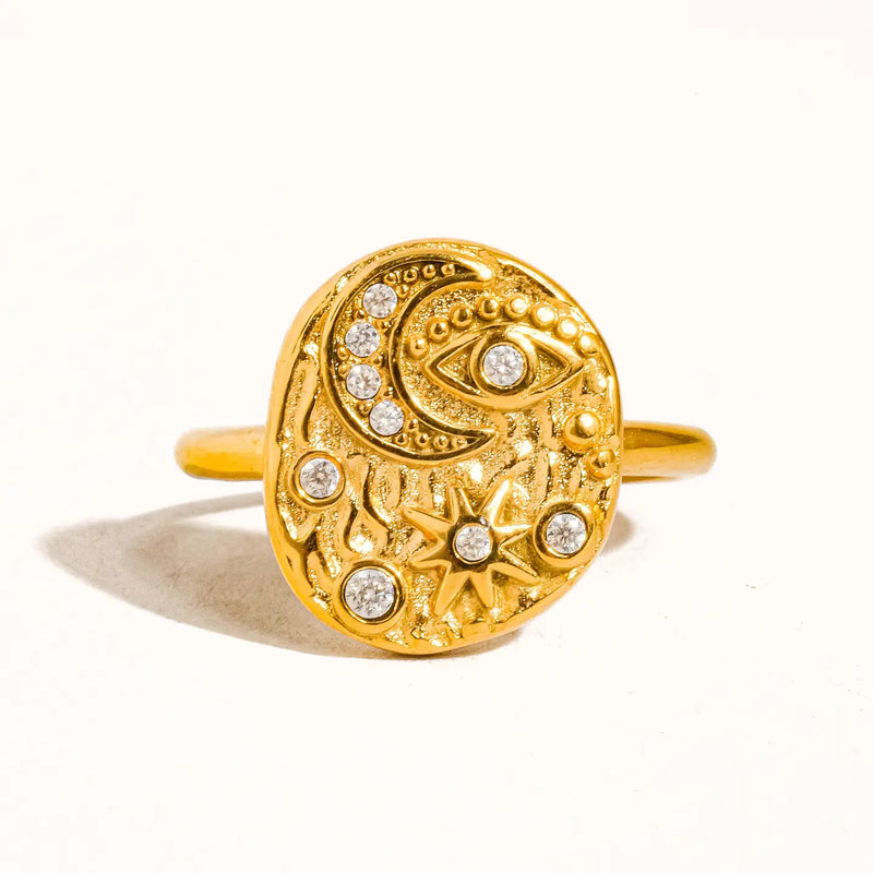 Celestial Stamp Ring