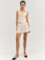 Carla Jacquard Mini Skirt