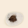 White Faux Fur Purse