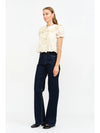 Gia Cream Peplum Blouse