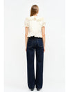 Gia Cream Peplum Blouse