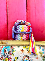 Woven Tassel Handbag